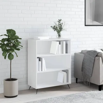 Obrázek produktu pro Maison Exclusive – knihovna bílá 69,5 x 32,5 x 90 cm dřevěný materiál