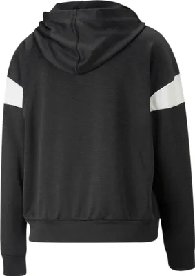 Produktbild von Puma Fit Tech Knit Trainings-Hoodie Damen schwarz weiß Gr S