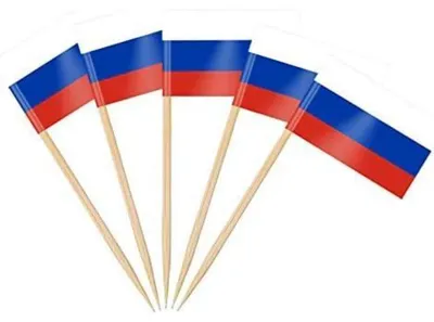 Immagine prodotto di Bandierine russe per stuzzicadenti
