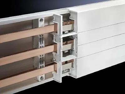 Image de Rittal Bodenwanne L=1100 mm (60 mm Flachschienensystem, 4-p