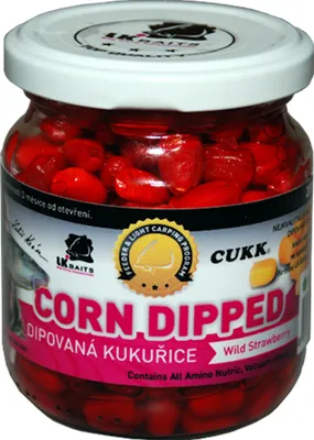 Immagine prodotto di LK Baits Dipped Corn Sapore: Fragola selvatica