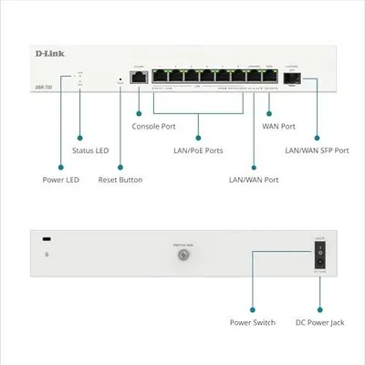 Zdjęcie produktu dla Router biznesowy d link dbr 700 podwójna sieć wan vpn