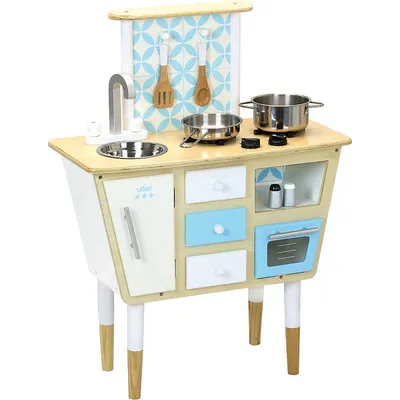 Image de Cuisine vintage en bois + accessoires - vilac - 8109 - jouet d'imitation