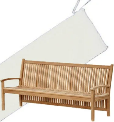 Obrázek produktu pro Polštář na lavičku 180 cm x 50 cm pro zahradní lavičku Pescara krémová