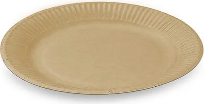 Produktbild von 100x BIONATURE PapptellerMix 'Kraft' rund Ø18cm fettdicht braun