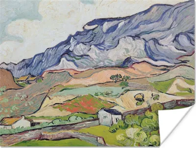 Produktbild von MuchoWow® Poster Die Alpen - Vincent van Gogh 120x90 cm - Wandbild