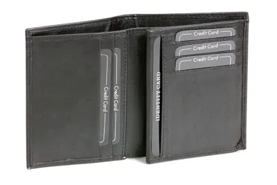 Produktbild von LEAS Ausweishülle und Ausweismappe KFZ Scheine Echt-Leder, schwarz - Card-Collection
