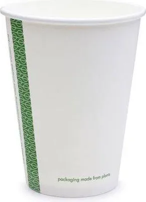 Obrázek produktu pro Kompostovatelné kelímky na horké nápoje Vegware 34Cl White