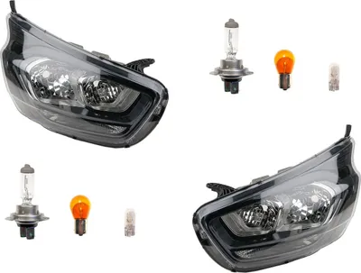 Immagine prodotto di Johns, set di fari destro sinistro adatto a Ford Transit Custom 18- + lampadina 2393735 2481755 JK2113W030BH JK2113W030BJ 2393743 2189834 JK21