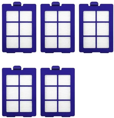 Image de Lot de 5 filtres HEPA pour aspirateurs robots – Accessoires de rechange pour l'entretien et le nettoyage des aspirateurs