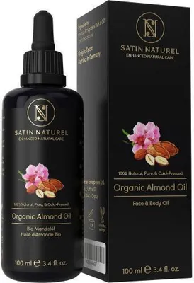 Produktbild von Satin Naturel Bio Mandelöl kaltgepresst vegan 100 ml