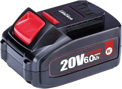Obrázek produktu pro Akumulátor pro nářadí WORCRAFT, 20 V, 6 Ah Li-Ion