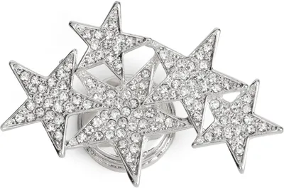 Produktbild von styleBREAKER Magnet Schmuck Anhänger mit versetzt angeordneten Strass besetzten Sternen für Schals, Tücher oder Ponchos, Brosche, Damen 05050061