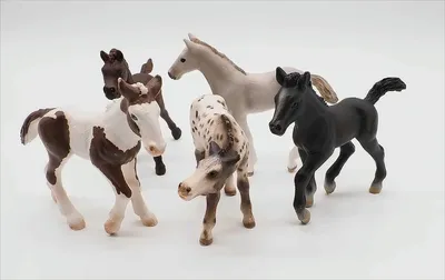 Image de Schleich 5 Poulains / Bébés chevaux