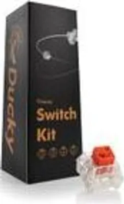 Produktbild von Ducky Kailh Box Red Switches, mechanisch, 3-Pin, linear, MX-Stem, 45g