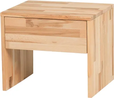 Produktbild von Dico Buche Kernbuche Massivholz Nachttisch Beistelltisch 960.66