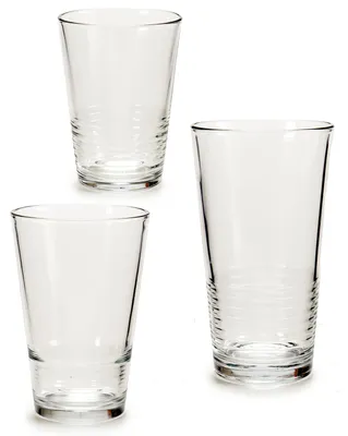 Produktbild von Vivalto Trinkglaser - Wasser - 18 Stuck - transparent - 230/340/510 ml