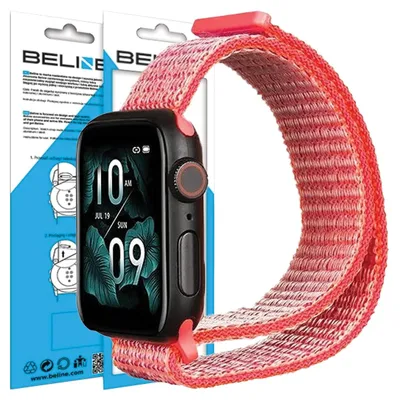 Zdjęcie produktu dla Pasek Beline Nylon do Apple Watch 38/40/41mm różowy