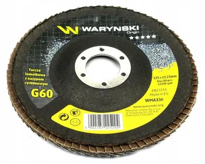 Produktbild von Waryński Lamellenschleifscheibe 125mm GR60 Zirkon