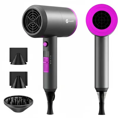 Image de Sèche-cheveux ionique avec moteur AC, 1800W, marque slopehill, pour un séchage rapide