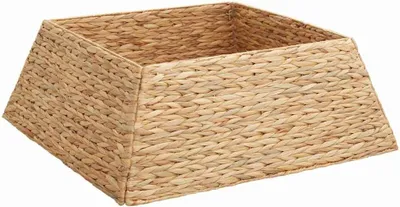 Produktbild von vidaXL Weihnachtsbaumkragen Braun 70 x 70 x 28 cm Wasserhyazinthe