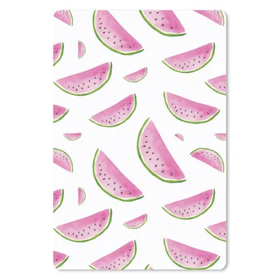 Produktbild von MuchoWow® Mauspad Mousepad Wassermelone - Rosa - Schablonen 18x27 cm - Mousepads - Maus Mat - Pad - Mausunterlage