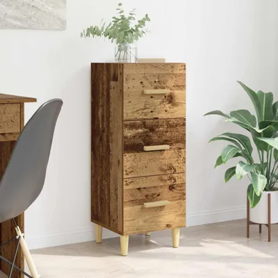 Productafbeelding van vidaXL Dressoir, gerecycled hout, 34,5 x 34 x 90 cm, houtvezel