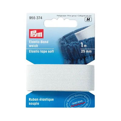 Obrázok produktu pre Prym 19553740, 25 mm, Biela, 1 m, 1 kusov