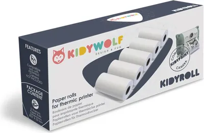 Immagine prodotto di Kidywolf Carta normale per fotocamera istantanea 5 rotoli