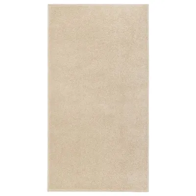 Zdjęcie produktu dla vidaXL Dywan z krótkim włosiem 80x150 cm beżowy