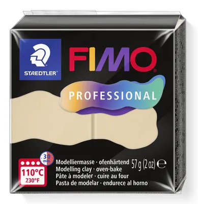 Produktbild von STAEDTLER FIMO professional 8040 ofenhärtende Modelliermasse Einzelprodukt, 57g, champagner