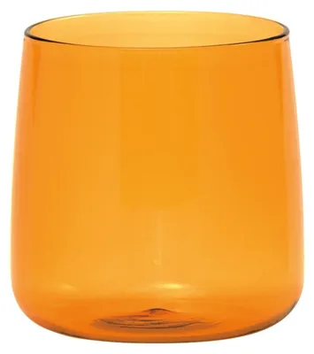 Image de Zafferano Lot De 6 Verres No Bilia En Verre Borosilicaté Soufflé À La Main Couleur Ambre Élégant Design Moderne Pour La Table Quotidienne Résistant