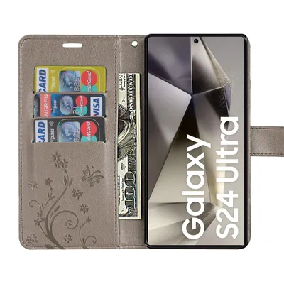 Produktbild von Hülle für Samsung Galaxy S24 Ultra Handyhülle Handy Tasche Wallet Case Flipcover