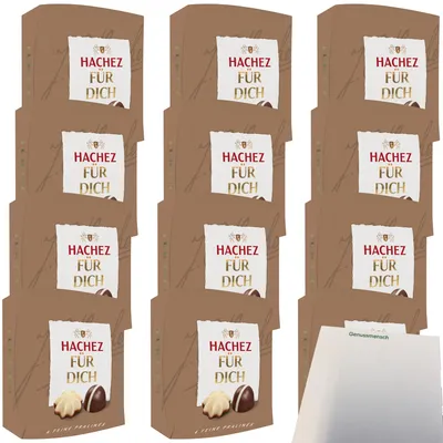 Produktbild von Hachez Schokolade Pralinenmischung Für Dich VPE (12x40g Packung) + usy Block