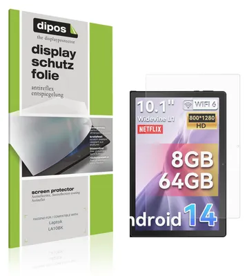 Produktbild von 2x Schutzfolie für Laptok LA10BK matt Displayschutzfolie Folie Display Schutz dipos