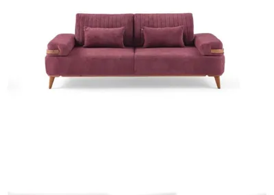 Produktbild von Wohnzimmer Rosa 3-Sitzer Moderner Dreisitzer  Polster Couch