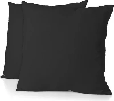 Immagine prodotto di Set di 2 federe –  – HP72082 – microfibra 82 g – 63 x 63 cm – Nero