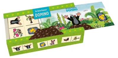 Produktbild von Holz-Domino "Der kleine Maulwurf"