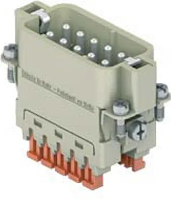 Produktbild von ILME Stifteinsatz Gr.49.16 CSAHM 10 10P+PE Silber SQUICH 16A 250V