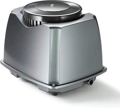 Immagine prodotto di Pompa di aerazione CAP-100, 70 W, pompa d'aria per acquari da 80 m³ e stagni, aeratore per stagni con una portata di 100 litri al minuto e 16 uscite d'aria, pompa di ossigenazione silenziosa