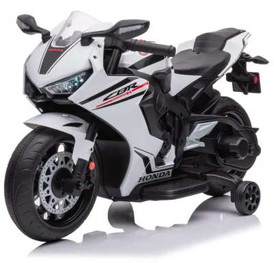 Elektro-Motorrad für Kinder, weiß, 6V, ab 3 Jahren