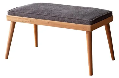 Immagine prodotto di Sgabello Grigio Moderno Poggiapiedi Ottomano Sgabello Seduta Sgabello Sala da Pranzo Designer
