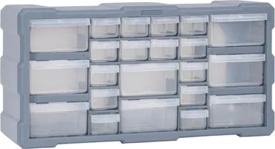 Image de Organisateur multi-tiroirs avec 22 tiroirs 49x16x25,5 cm