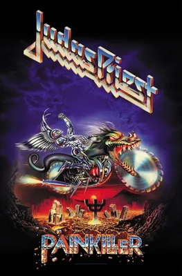 Produktbild von Judas Priest - Poster "Painkiller", Stoff RO3514 (Einheitsgröße) (Bunt)