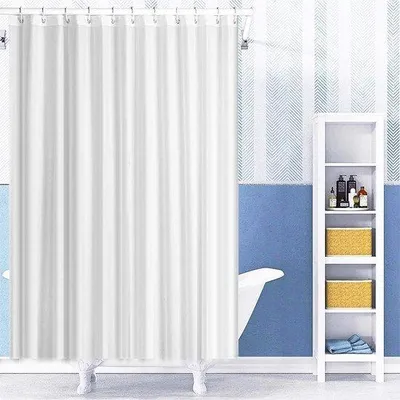 Obrázok produktu pre Famanu záves do sprchy, 190 g/m², polyester, krémová farba - 180 x 180 cm