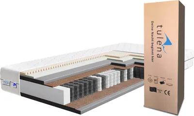 Produktbild von TULENA NOX matrace 80 x 200 cm s taštičkovým pružinovým jádrem, tvrdá pružinová matrace - Comfort Plus, H4 / H5