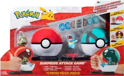 Image de Pokémon | Surprise Attack Poké Ball Battle Game | Jeu de combat stratégique