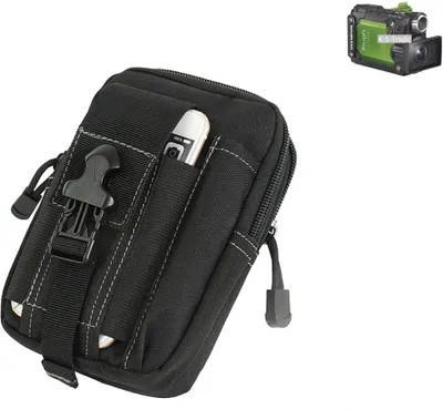 Produktbild von K-S-Trade Holster Kamera-Tasche kompatibel mit Olympus Stylus TG-Tracker  Gürtel-Tasche mit Extrafächer schwarz 1x