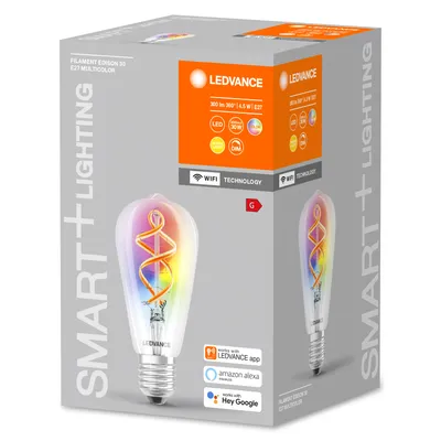Produktbild von LEDVANCE 00217634, Intelligentes Leuchtmittel, WLAN, Weiß, LED, E27, Warmweiß
