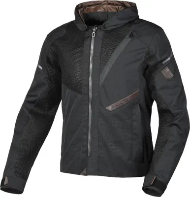 Productafbeelding van Macna Farrow motorfietstextiljas, zwart, maat M